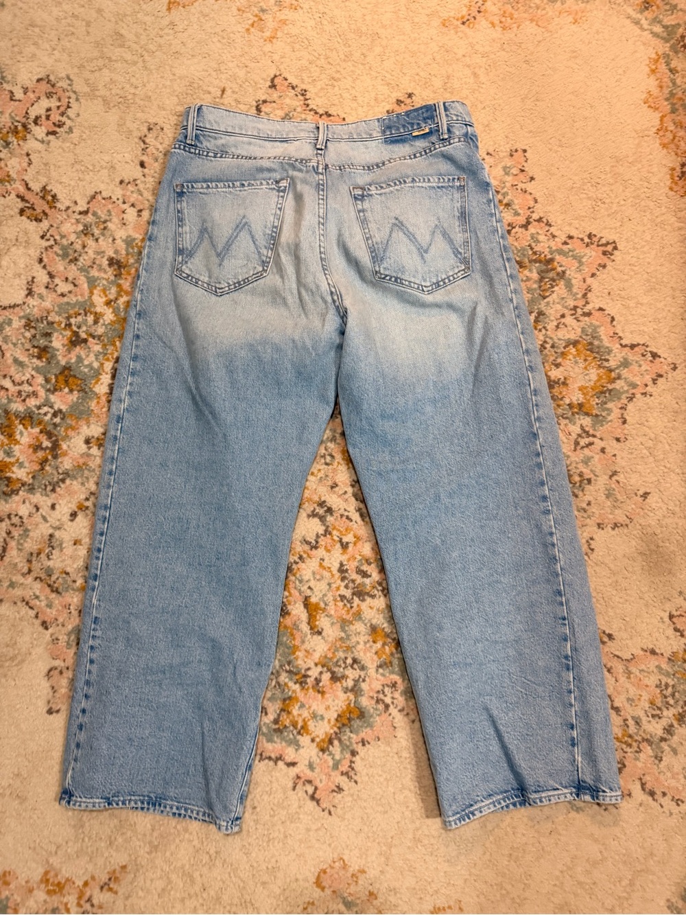 MOTHER denim  Jeans in Light Blue The Half Pipe Ankle - Picture 6 of 6